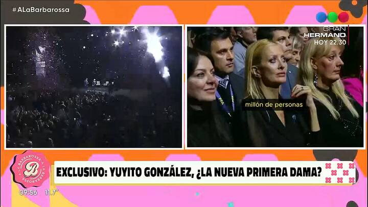 En A la Barbarossa (Telefe) compartieron un audio de 'Yuyito' Gonzalez tras el encuentro con Milei