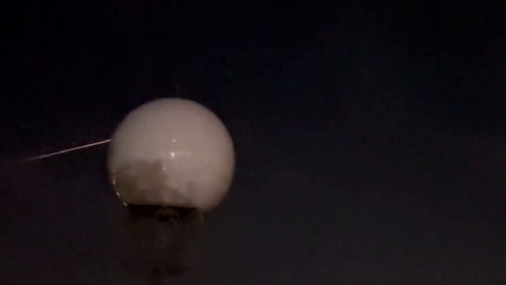 Así se observó la 'bola de fuego' en Tampa, Florida