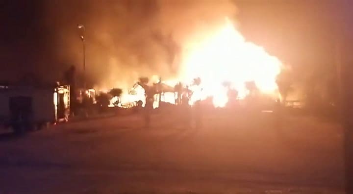 Un incendio destruyó un restaurante en Santa Clara del Mar