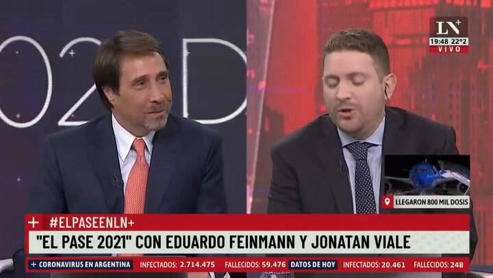 El Pase 2021: el duro relato de Jonatan Viale sobre la muerte de su padre por coronavirus