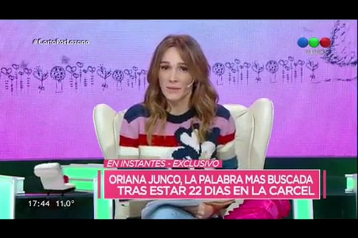 Oriana Junco, sobre sus días en la cárcel: 'La pasé fatal'