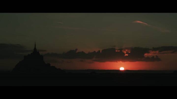 La vista desde un drone de Mont Saint-Michel - Fuente: Wanaii Films