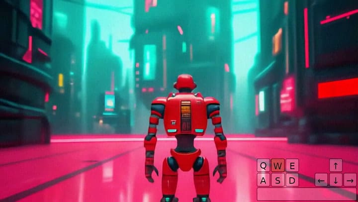 Una demo de Genie 2, el motor de juegos generados por IA