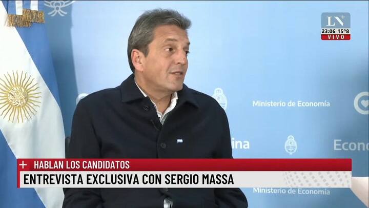 Entrevista exclusiva con Sergio Massa: 'Acercamos puntos de vista con la cámpora'