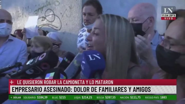 El desgarrador reclamo de la hija del empresario asesinado en Caseros: “Era el mejor papá”