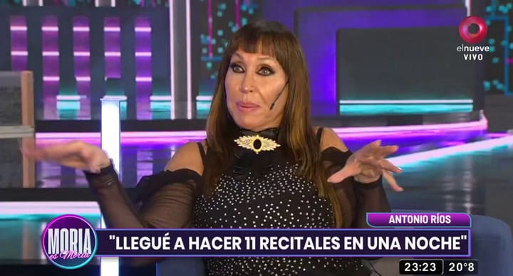 Antonio Ríos sorprendió por sus declaraciones en el programa de Moria Casán