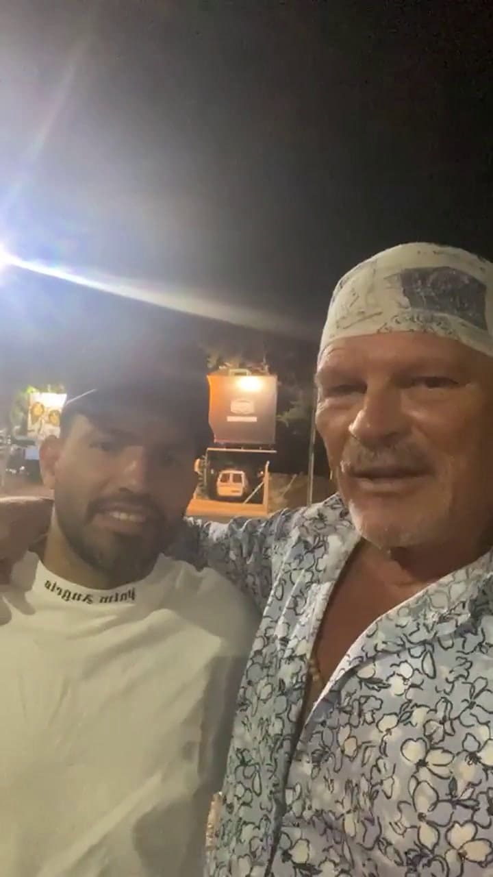 El inesperado encuentro entre Alfa y el Kun Aguero