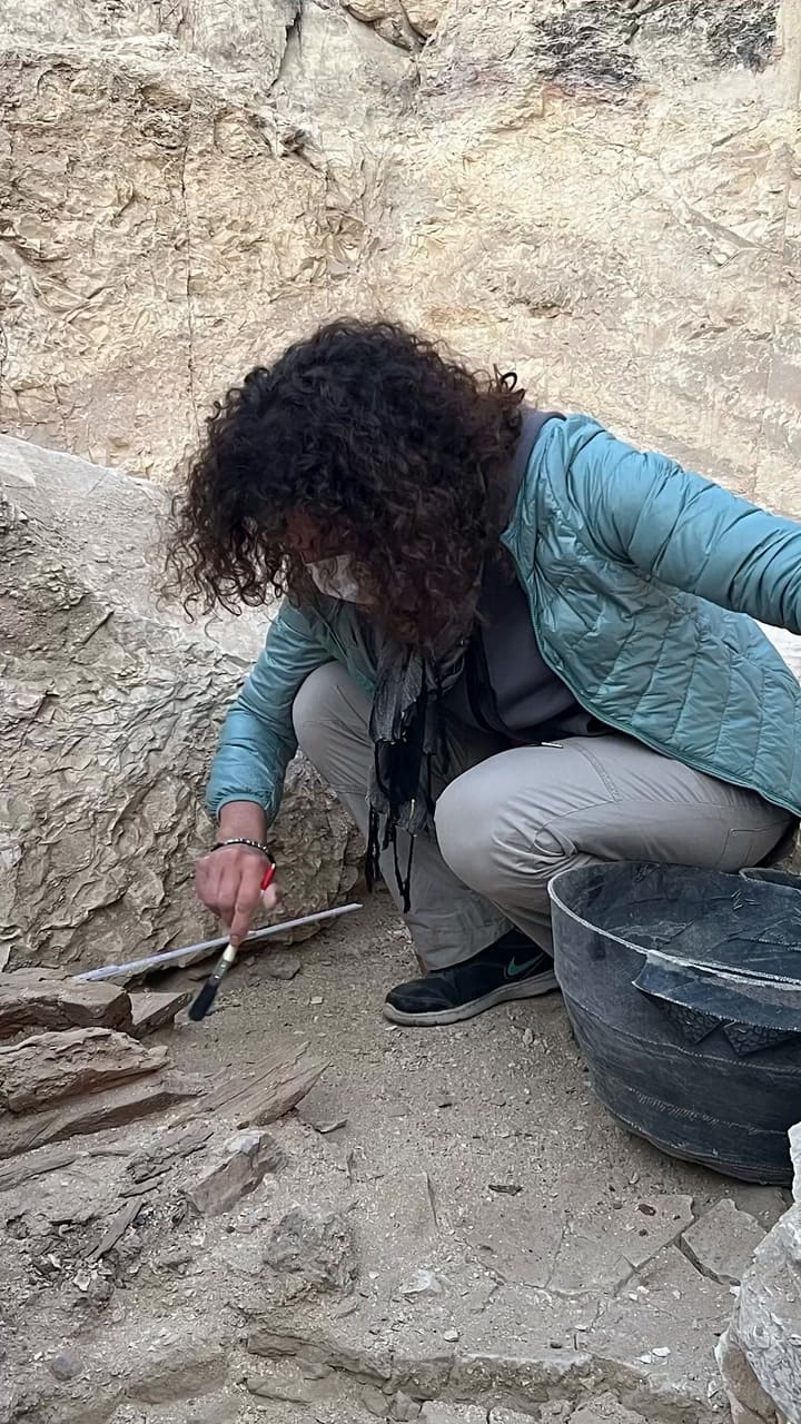 El+equipo+de+conservación+integrado+por+myriam+hara,+belén+castro,+agustina+andrade,+doris+hernández+y+maría+de+los+ángeles+suárez+ha+estado+trabajando+en+estas+semanas+tanto+en+el+interior+de+la+tumba+de+am (1)