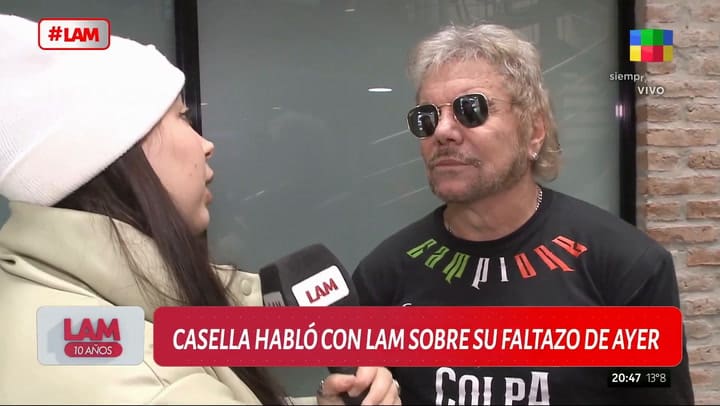Beto Casella reveló el motivo por el cual se ausentó de Bendita