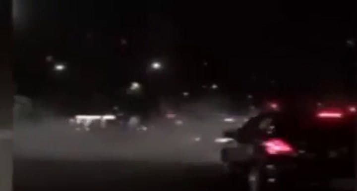 El Audi R8 haciendo trompos en Palermo - Fuente: YouTube