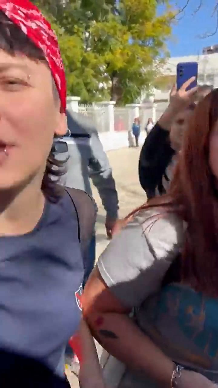 Patricia Bullrich publicó en sus redes un video de las agresiones que sufrió en San Luis