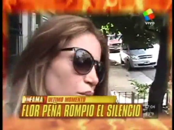 Florencia Peña habló luego de difundido el video (América)