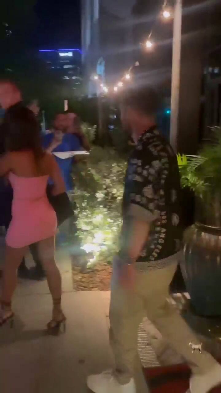 Antonela Roccuzzo y Lionel Messi asistieron a una cena con la familia Beckham