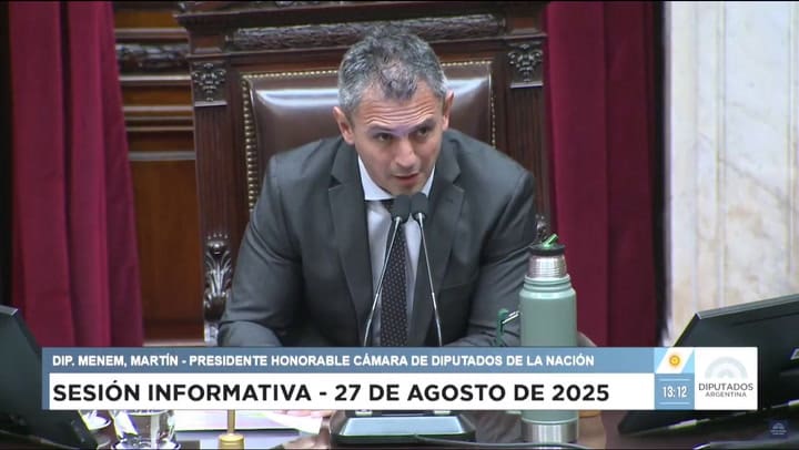 Martín Menem defendió al chofer que trasladaba a Bonacci