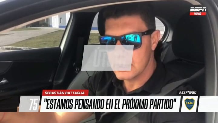 Sebastián Battaglia arriba a Ezeiza y dice cómo se siente