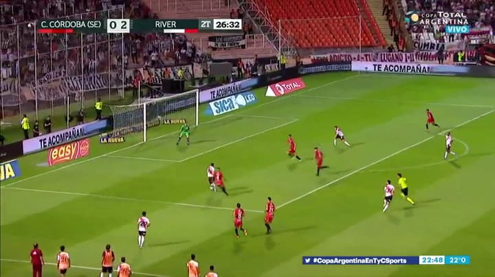 Gol de River 3-0