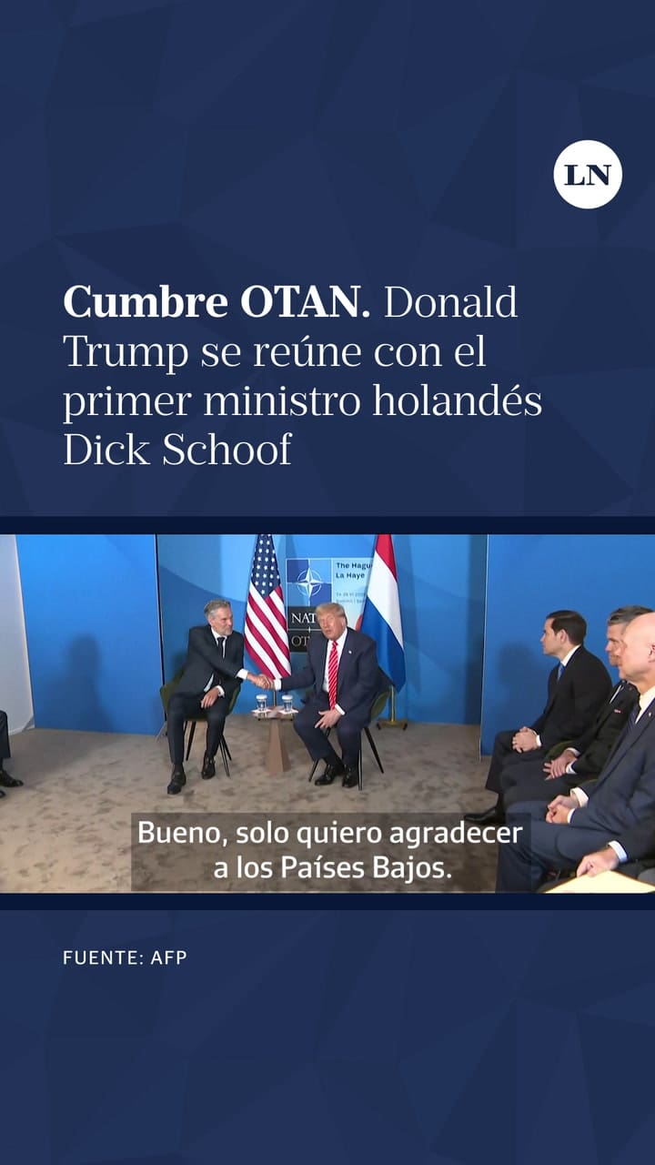 El presidente Donald Trump se reunió con el ministro holandés en la OTAN
