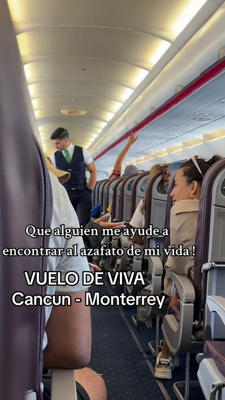 Se enamoró del azafato, contó la historia en Tiktok y recibió un mensaje inesperado