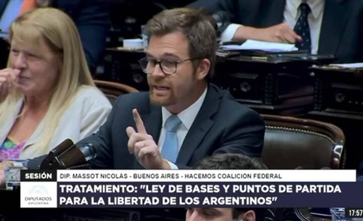 La palabra de Nicolás Massot