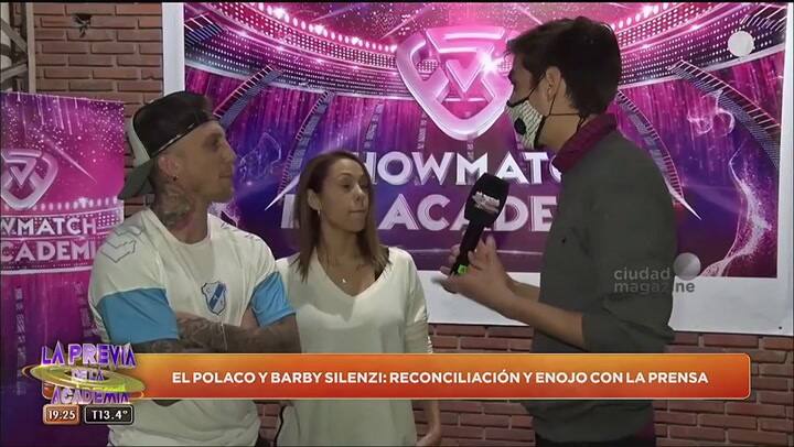 La furia de El Polaco por preguntas vinculadas a su relación con Barby Silenzi - Fuente: Ciudad Maga