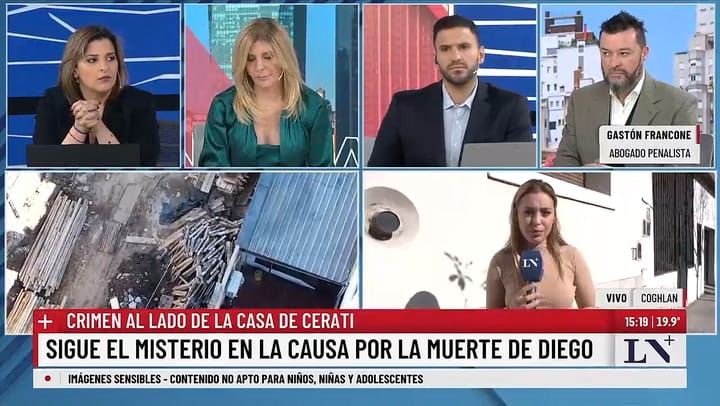 El abogado penalista Gaston Francone en LN+