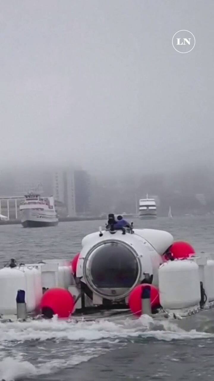 Desapareció un submarino que suele llevar turistas a ver los restos del Titanic