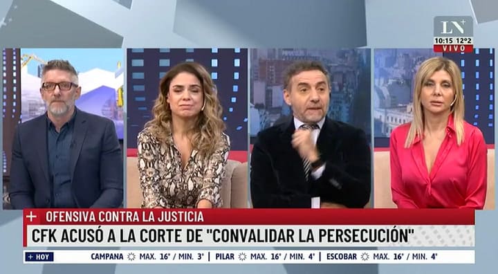 Majul cruzó a Cristina Kirchner por una frase de su último video sobre la causa Vialidad