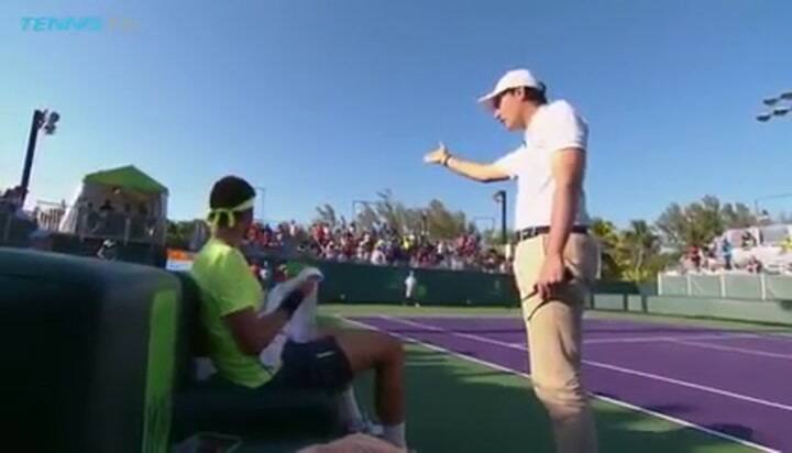 Una iguana entró en la cancha e hizo suspender un partido en el Masters 1000