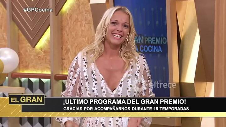 Carina Zampini rompió en llanto en el último programa de El gran premio de la cocina