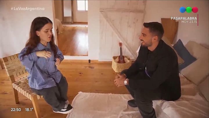 Presentacion de Maite Lafarga, participante de La Voz Argentina