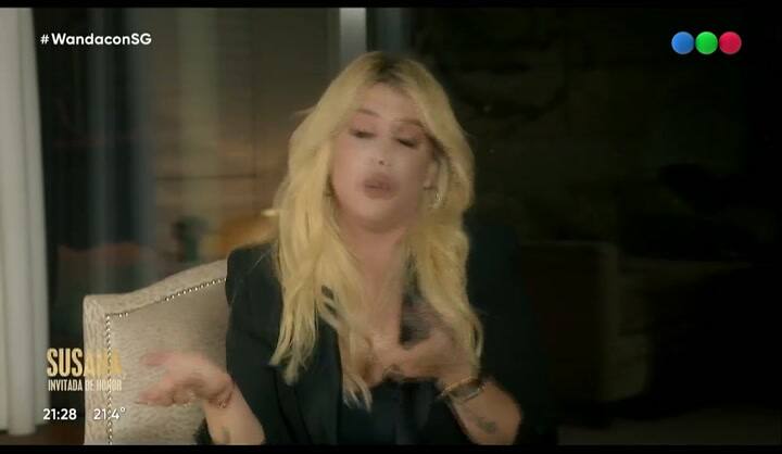 Wanda Nara habló de la charla con la China Suárez