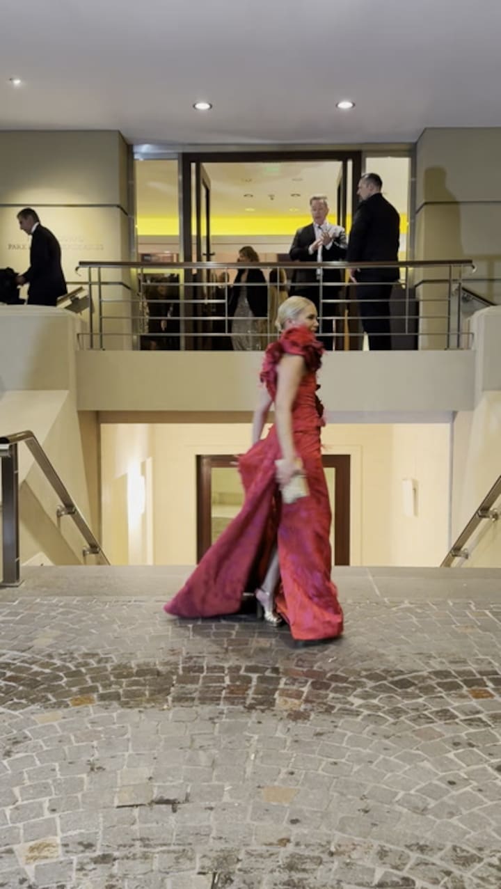 Valeria posa espléndida para las cámaras