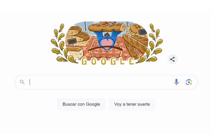 El nuevo doodle de google que celebra el levantamiento de potencia
