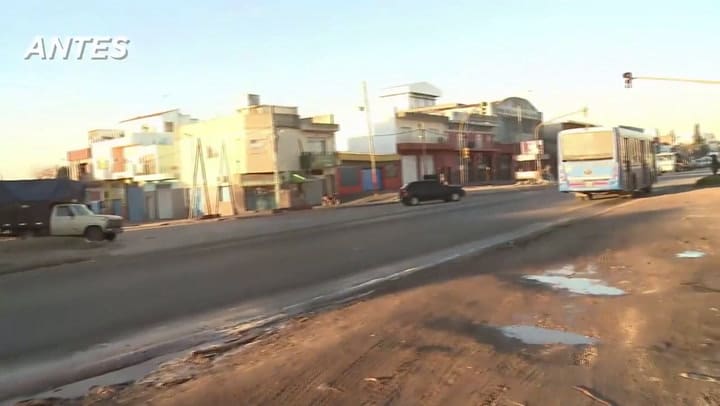 El antes y después de Tres de Febrero