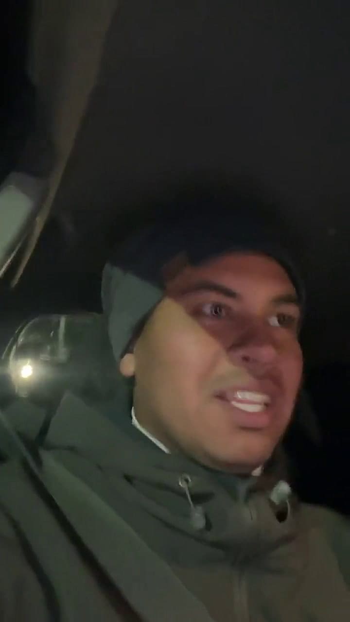 Viajaba solo: un conductor llevó a un perro como pasajero y grabó el curioso momento