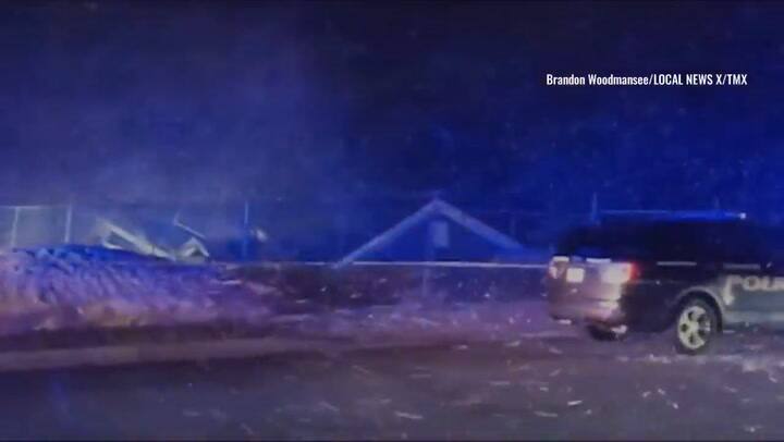 Las casas en Utah, EE.UU, que colapsaron tras un deslizamiento de tierra