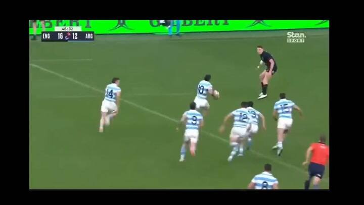 Try de los Pumas de primera fase vs Inglaterra 2022