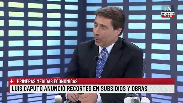 Las medidas de Luis Caputo: Ricardo Lopez Murphy analizo el anuncio del ministro de Economia