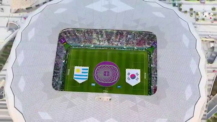 El resumen del partido de Uruguay vs Corea del Sur