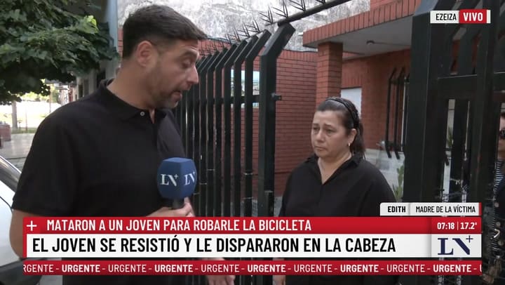 Edith, mama de la victima