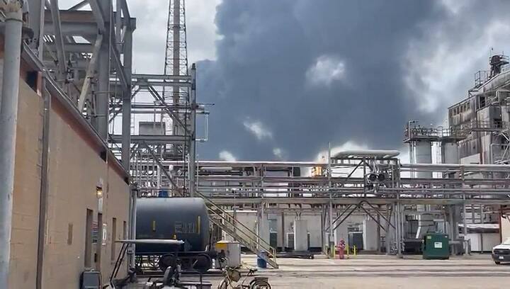 Incendio en petroquímica de Texas