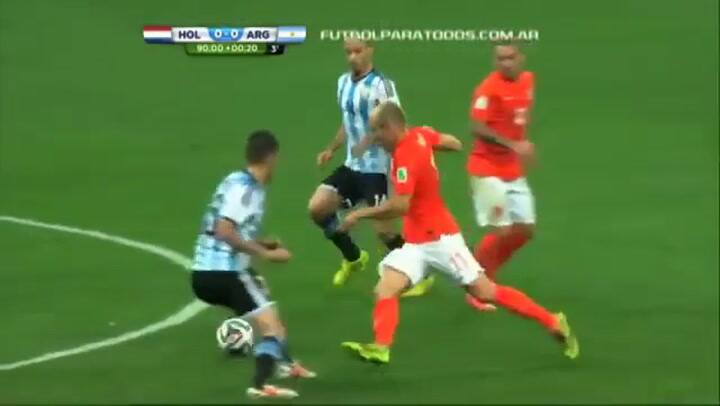 El gran cierre de Mascherano en la semifinal del Mundial 2014