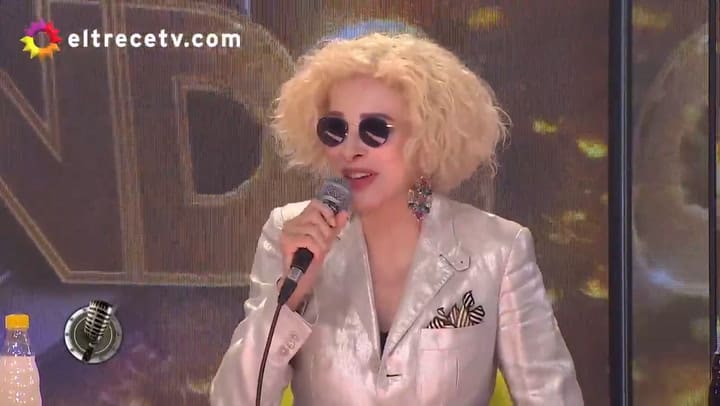 Cantando 2020. Nacha Guevara no entendió la propuesta de ritmo del Carnaval Carioca - Fuente: eltrec