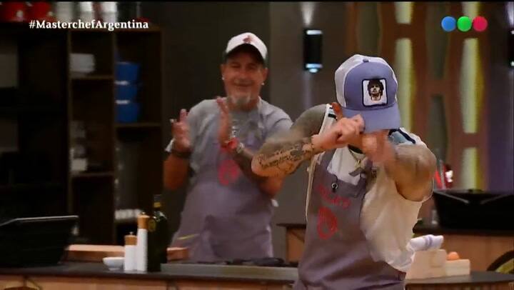 MasterChef Celebrity. El homenaje del Polaco a Diego Armando Maradona - Fuente: Telefe