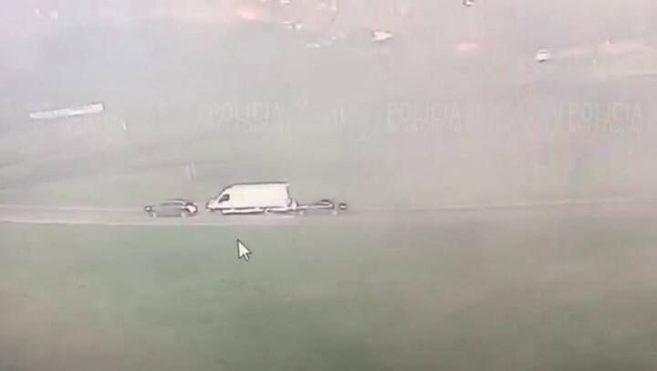 Tras cinematográfica persecución detienen a dos piratas del asfalto - Fuente: Policía de la Ciudad