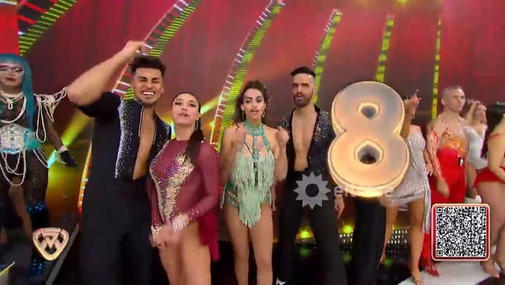 Débora Plager y Nicolás Villalba abrieron el duelo con una propuesta muy novedosa - Fuente: eltrece