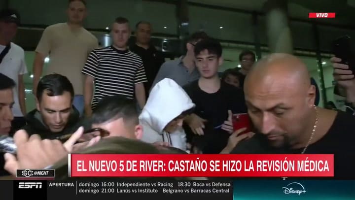 La revisión médica de Kevin Castaño, refuerzo de River