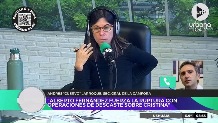Andrés Larroque: “El Gobierno es nuestro, Alberto no se lo va a llevar a la mesita de luz”