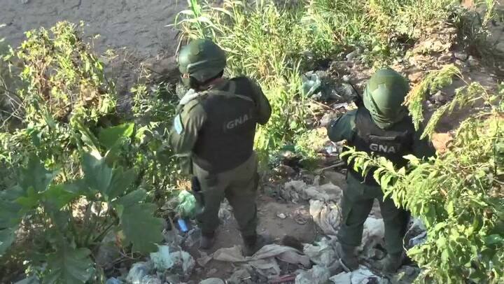 Tropas especiales de la Gendarmería en Salvador Mazza, Salta