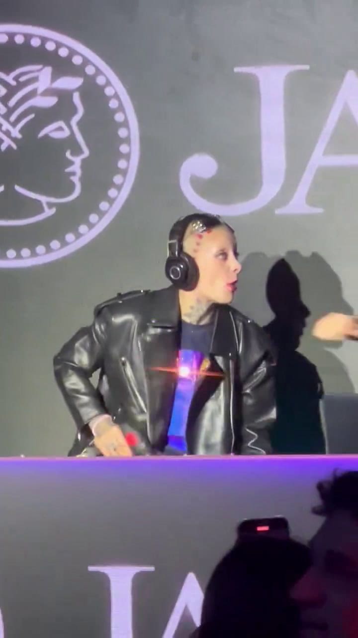 Furia, en el festejo "after party" de Gran Hermano